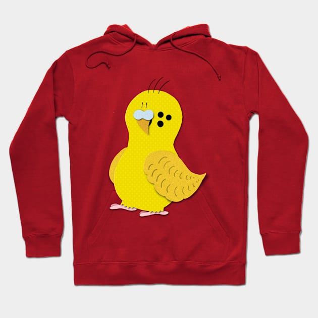 Cute Budgie Hoodie by Hallo Molly